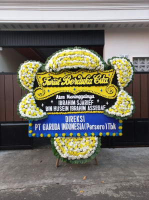 Papan Bunga Duka di Nikan Jaya