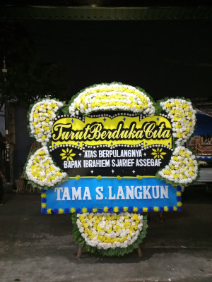 Papan Bunga Duka di Nikan Jaya